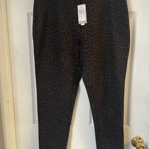 Philosophy Dark Leopard Print Pants